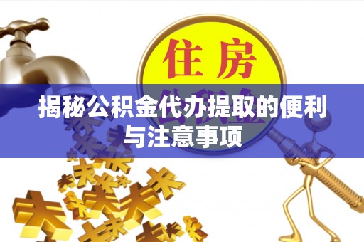 茂县揭秘公积金代办提取的便利与注意事项