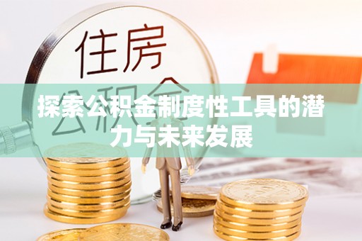 茂县探索公积金制度性工具的潜力与未来发展