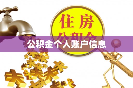 茂县公积金个人账户信息