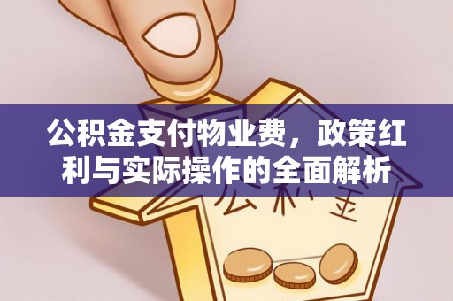 茂县公积金支付物业费，政策红利与实际操作的全面解析
