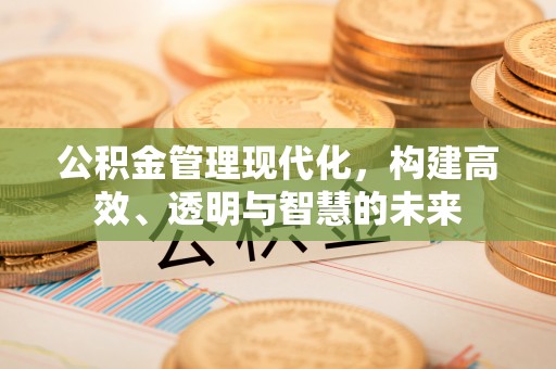 茂县公积金管理现代化，构建高效、透明与智慧的未来