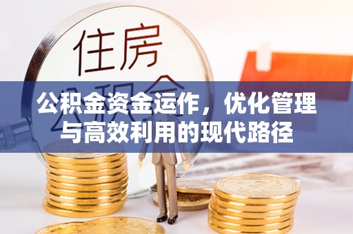 茂县公积金资金运作，优化管理与高效利用的现代路径