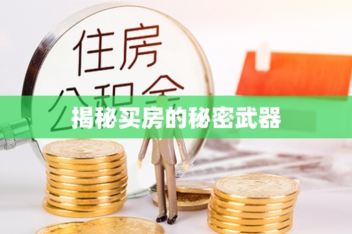 茂县揭秘买房的秘密武器