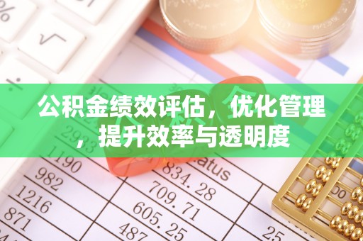 茂县公积金绩效评估，优化管理，提升效率与透明度