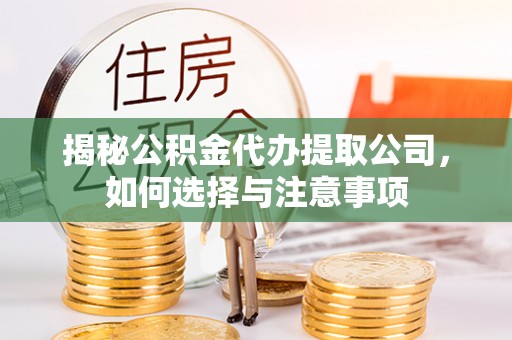 茂县揭秘公积金代办提取公司，如何选择与注意事项
