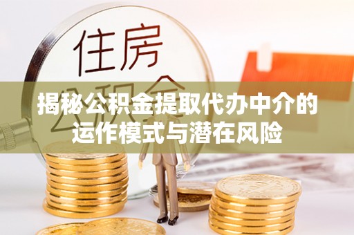 茂县揭秘公积金提取代办中介的运作模式与潜在风险