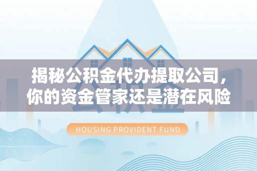 茂县揭秘公积金代办提取公司，你的资金管家还是潜在风险？