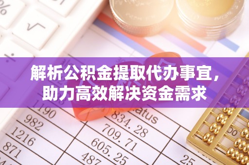 茂县解析公积金提取代办事宜，助力高效解决资金需求