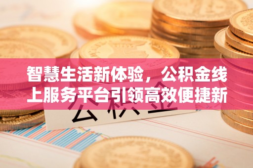 茂县智慧生活新体验，公积金线上服务平台引领高效便捷新时代