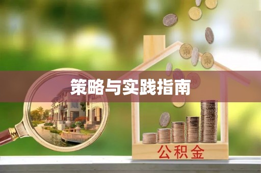 茂县策略与实践指南