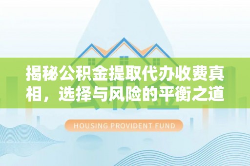 茂县揭秘公积金提取代办收费真相，选择与风险的平衡之道