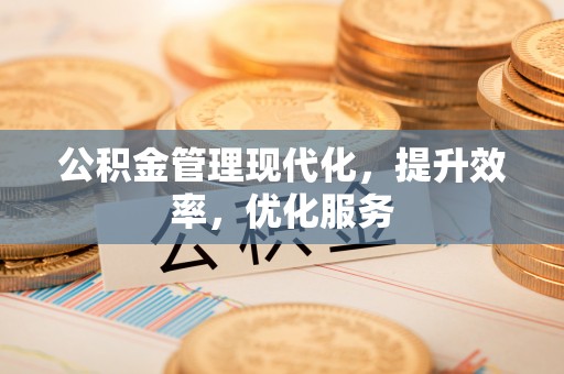 茂县公积金管理现代化，提升效率，优化服务