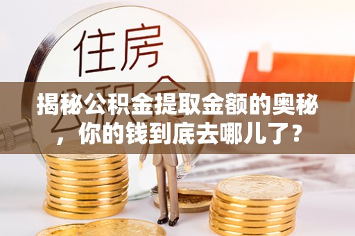 茂县揭秘公积金提取金额的奥秘，你的钱到底去哪儿了？