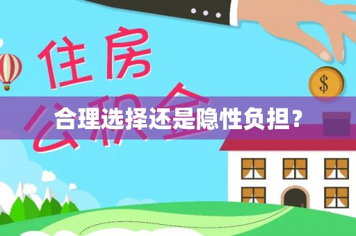 茂县合理选择还是隐性负担？