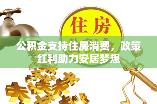 茂县公积金支持住房消费，政策红利助力安居梦想