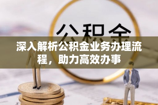 茂县深入解析公积金业务办理流程，助力高效办事