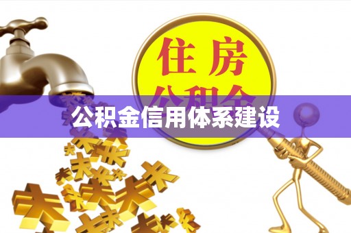 茂县公积金信用体系建设