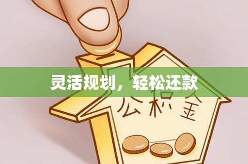 茂县灵活规划，轻松还款