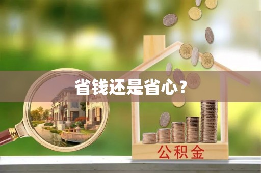 茂县省钱还是省心？
